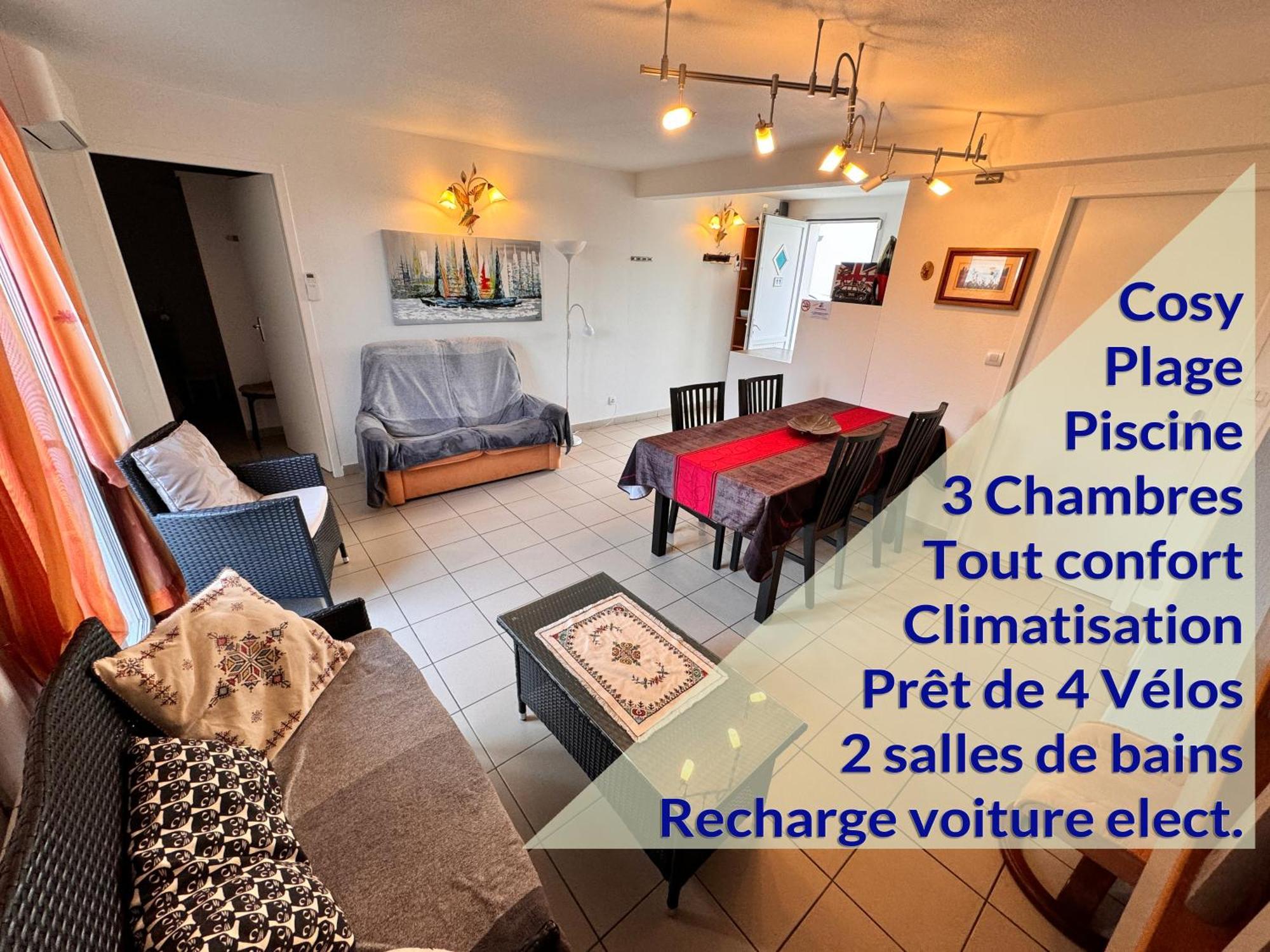 Les Amareyeurs - Ile D'Oleron - Maison Classee 3 Etoiles Avec Piscine - Clim - Velos Le Château-dʼOléron Eksteriør billede